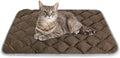 Self-Warming Cat Bed and Dog Crate Pad - Thermal Pet Heating Mat